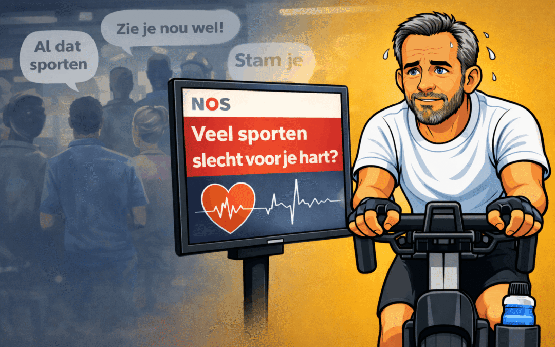 Veel sporten is slecht voor je hart? Lees dit vóórdat je die conclusie trekt