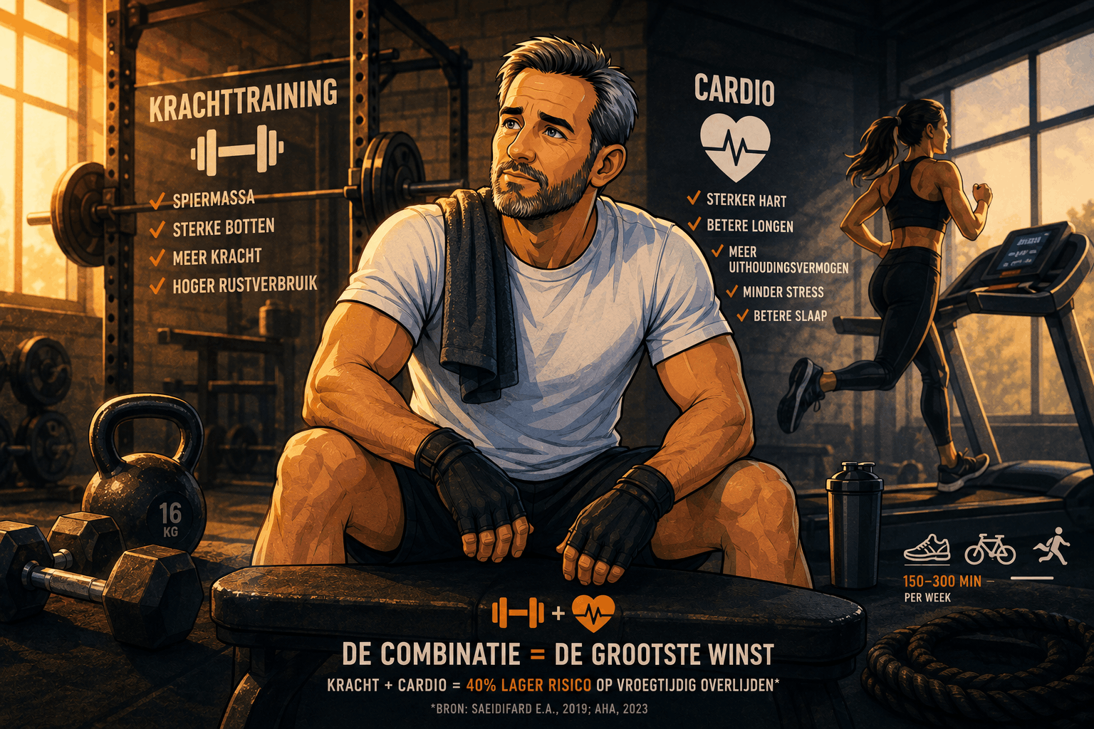 moet ik naast cardio ook kreachttrainiung doen